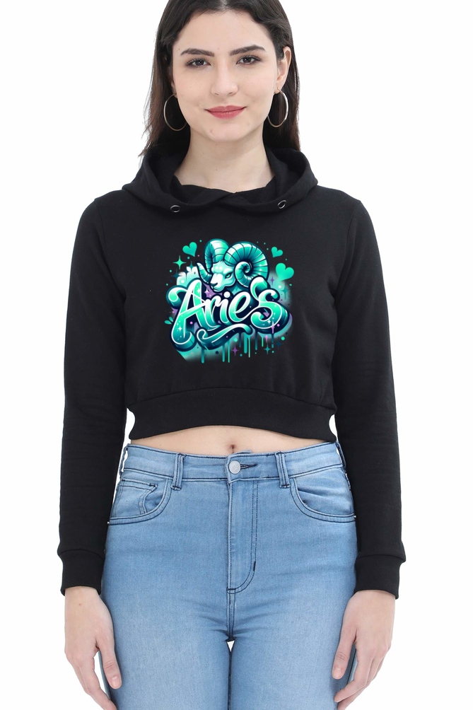 ARIES Crop Hoodies